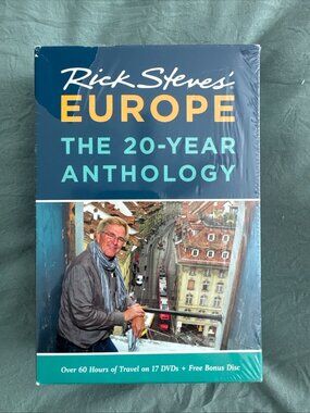 Rick Steves Europe The 20-Year Anthology DVD Box Set 17 DVDs + Bonus Disc New